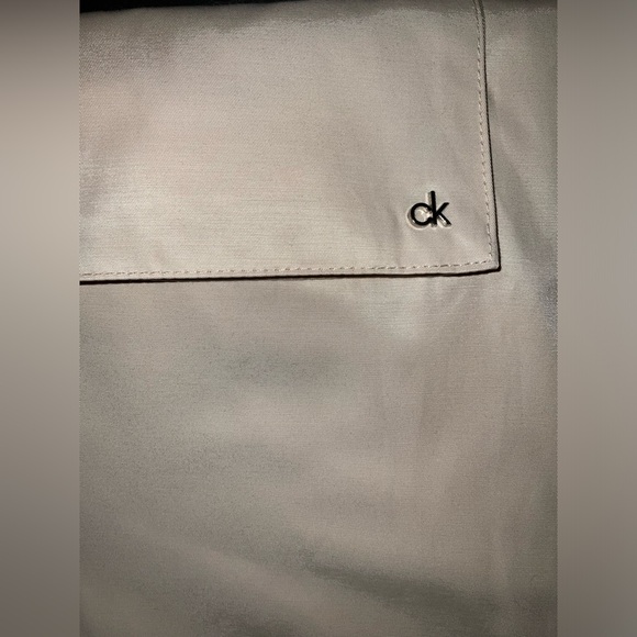 Calvin Klein Belted Rain Jacket in Sand - Size XL - NWT - Picture 9 of 14